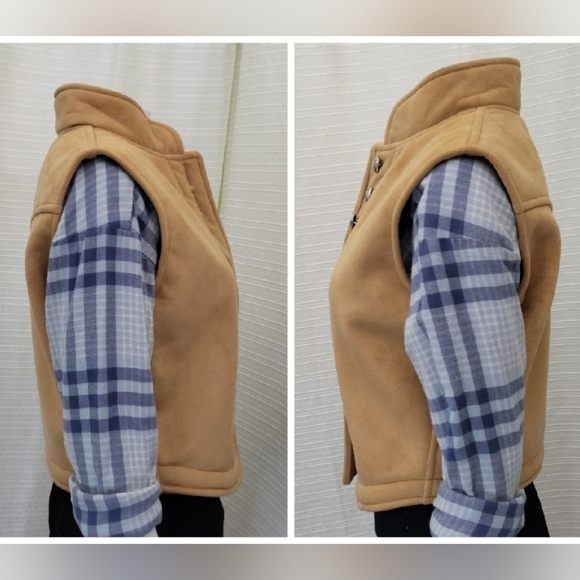 County Clothing Cheyenne Collection Vest Western Faux Suede/Sherpa Women's S - Picture 3 of 10